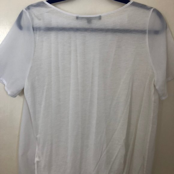 White pleated blouse - Picture 3 of 3